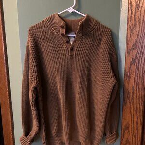Fisherman-Core Rustic L.L. Bean Vintage Sweater Brown L